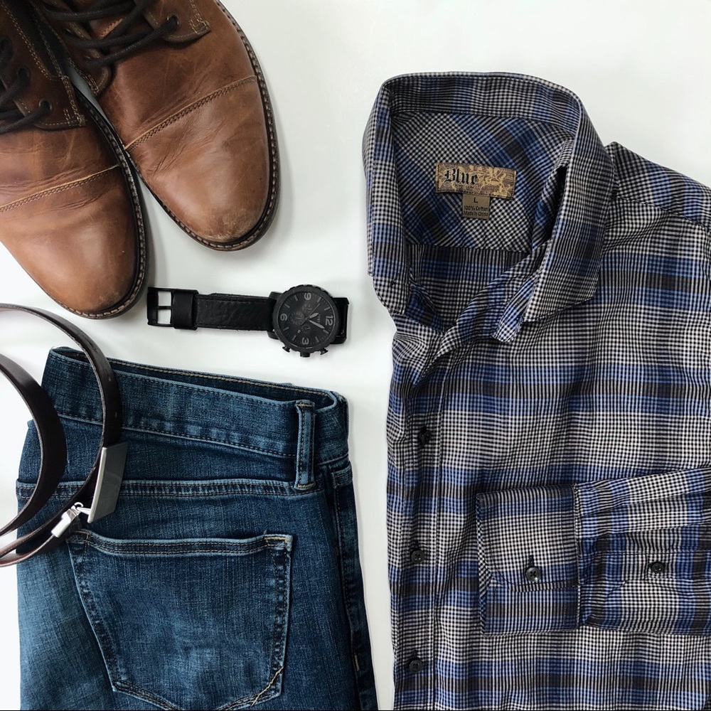 Men’s Warehouse Shirt sz L